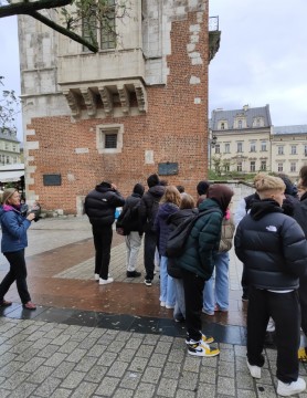 Wycieczka logistyków z Technikum im. J. Piłsudskiego w Brzesku do Centrum Logistycznego w Kokotowie