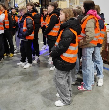 Wycieczka logistyków z Technikum im. J. Piłsudskiego w Brzesku do Centrum Logistycznego w Kokotowie