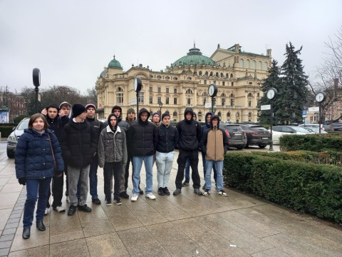 Wyspiański monumentalnie - lekcja muzealna uczniów z Zielonki